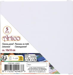  Artico Festővászon Szett 10x10 cm Kasírozott 5 Darabos (AAE939)