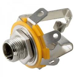 Ninigi Conector Jack 6.3 mm mama stereo 3 piste montare pe panou NINIGI JC-124/6.35MM (JC-124/6.35MM) - pretexpert