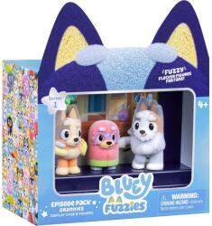 Moose Bluey Fuzzies - Set episod de 3 bucăți - Bunici (BLU19285/19290) Figurina