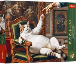 Trefl Puzzle „Pisicuță pufoasă de 500 piese, Premium Plus - Trefl (37627) Puzzle