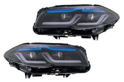 KITT Faruri Full LED BMW F10/F11 5 Seria 2011-2013, design G30, pentru Xenon (HLBMF10NLG)