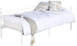Ramely Pat din metal single, alb, 90x200 cm, ROZALI