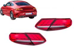 KITT Stopuri LED Mercedes C-Class C205 A205 Coupe Cabrio 2016-2023 semnal dinamic (TLMBC205NL)