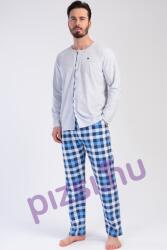 Vienetta Hosszúnadrágos gombos férfi pizsama (FPI2391 XL)