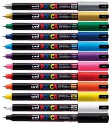 uni Dekormarker 0, 7-1mm, Uni, Posca PC-1MR zöld (2UPC1MRZ) - hunrods