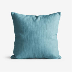 Goldea fața de pernă din muselină - albastru petrol 40 x 40 cm
