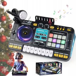 Bedee Dj Mixer Gyerekeknek 12 DIMI Gombbal És Fényfelvétel Funkcióval (Gramofon Zabawka Dla Dzieci)