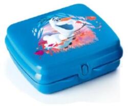 Tupperware Uzsidoboz/uzsonnás doboz, Nagy kék, Frozen, Jégvarázs Olaf - Tupperware
