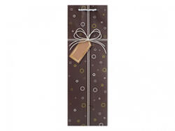  Elegáns Italos Ajándéktasak Címkével - Dísztasak (12×9×36 cm) (CQ07340)