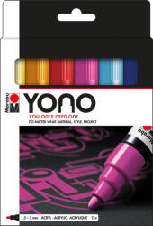 Marabu YONO Marker akrilfilc szett - 12 x 1, 5-3 mm