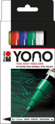 Marabu YONO Marker akrilfilc szett - 6 x 0, 5-1, 5 mm