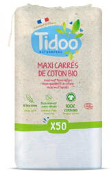 TIDOO Dischete Bio din Bumbac pentru Copii 50buc