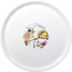 HENDI Pizzatányér - hagyományos - Fehér - 6 darab - ⌀330mm - HENDI 774892