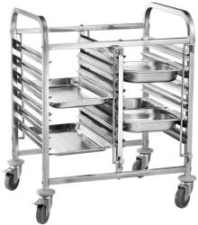 HENDI Dupla regálkocsi - 12 x GN 1/1 - 810x610x(H)960mm - HENDI 810569
