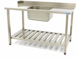 Maxima Mosogatógépasztal mosogatóval és hátulütővel - 160 x 75cm - Balra - Maxima 09201041