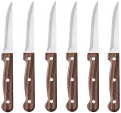 HENDI Steak kés - 6 darab - Profi Line - Barna - (L)210mm - HENDI 783085