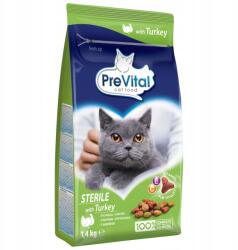 PreVital Sterile teljes értékű állateledel felnőtt macskák számára pulykával 1, 4kg