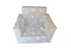 MyKids Fotoliu din burete pentru copii MyKids Dancing Bunny Gray - bekid