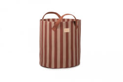 Nobodinoz Cos de depozitare - MAJESTIC - MARSALA TAUPE STRIPES - Nobodinoz