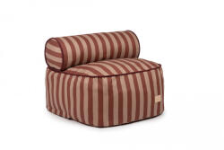 Nobodinoz Beanbag - MAJESTIC - MARSALA TAUPE STRIPES - Nobodinoz