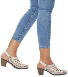 RIEKER Sandale dama din piele naturala, Rieker 40959-60, bej