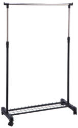 AdTrend Suport extensibil haine si incaltaminte, plastic fier 82, 5 x 43 x 94, 5/155 cm (110017)