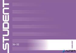 ICO Füzet, tűzött, A5, fekvő, hangjegy, 32 lap, ICO 'Student', '36-32 (7500116005)