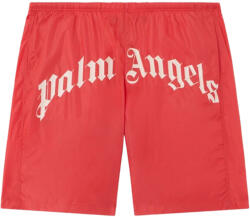 Palm Angels Costum de baie Curved Logo PMFD018S26FAB001 2503-red off white