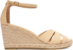 Ralph Lauren Platforme Textured Raffia-Nellie-Es-Wed 802P10424001 natural