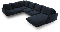 Cosmopolitan Design Coltar in forma de U cu 7 locuri Vienna cu tapiterie din catifea (COS_UL_51_C1_VIENNA4)
