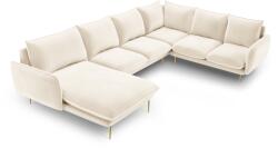 Cosmopolitan Design Coltar in forma de U cu 7 locuri Vienna cu tapiterie din catifea (COS_UR_51_C1_VIENNA1)
