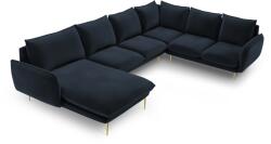 Cosmopolitan Design Coltar in forma de U cu 7 locuri Vienna cu tapiterie din catifea (COS_UR_51_C1_VIENNA4)