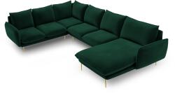 Cosmopolitan Design Coltar in forma de U cu 7 locuri Vienna cu tapiterie din catifea (COS_UL_51_C1_VIENNA5)