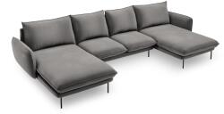 Cosmopolitan Design Coltar in forma de U cu 6 locuri Vienna cu tapiterie din catifea (COS_U_51_F1_VIENNA6)