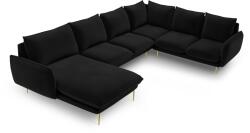 Cosmopolitan Design Coltar in forma de U cu 7 locuri Vienna cu tapiterie din catifea (COS_UR_51_C1_VIENNA8)