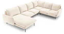 Cosmopolitan Design Coltar in forma de U cu 7 locuri Vienna cu tapiterie din catifea (COS_UR_51_F1_VIENNA1)