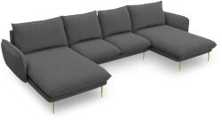 Cosmopolitan Design Coltar in forma de U cu 6 locuri Vienna cu tapiterie din tesatura structurala (COS_U_52_C1_VIENNA4)