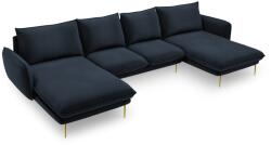 Cosmopolitan Design Coltar in forma de U cu 6 locuri Vienna cu tapiterie din catifea (COS_U_51_C1_VIENNA4)