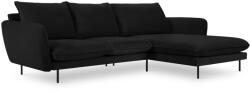 Cosmopolitan Design Coltar cu 5 locuri Vienna cu tapiterie din catifea (COS_RC_51_F1_VIENNA8)