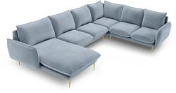 Cosmopolitan Design Coltar in forma de U cu 7 locuri Vienna cu tapiterie din catifea (COS_UR_51_C1_VIENNA2)