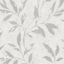 Grandeco Phoenix A48301 Natur Levélágak törtfehér fényes ezüstszürke mintarajzolat tapéta (A48301)