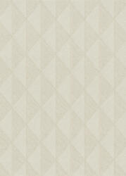 Változatos szőtt textúrájú rombuszokból épülő geometriai minta krémszín és drapp tónus tapéta (10524-02)