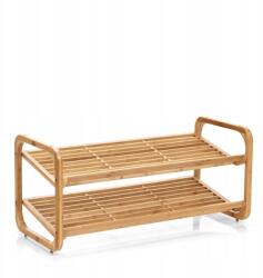 Zeller Bambusz cipősszekrény 2 polccal 74x33x33cm (13569)
