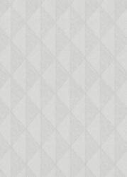 Változatos szőtt textúrájú rombuszokból épülő geometriai minta hamvas ezüstszürke és gyöngyszürke tónus tapéta (10524-31)