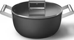 Smeg Oală 50's Style II 24 cm, negru (CSF2412BLM)