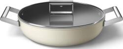Smeg Tigaie de servire 50's Style II adâncă 28 cm, crem (DPF2812CRM)
