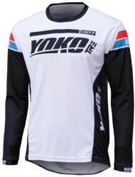 Yoko MX jersey YOKO TRE alb negru L (278621)