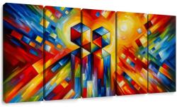 Dovido Tablou 5-piese energia momentului - 200x100