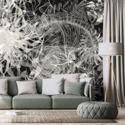Dovido Tapet artă abstractă în alb-negru - 539x363