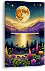 Dovido Tablou peisaj nocturn magic cu lună - 80x120
